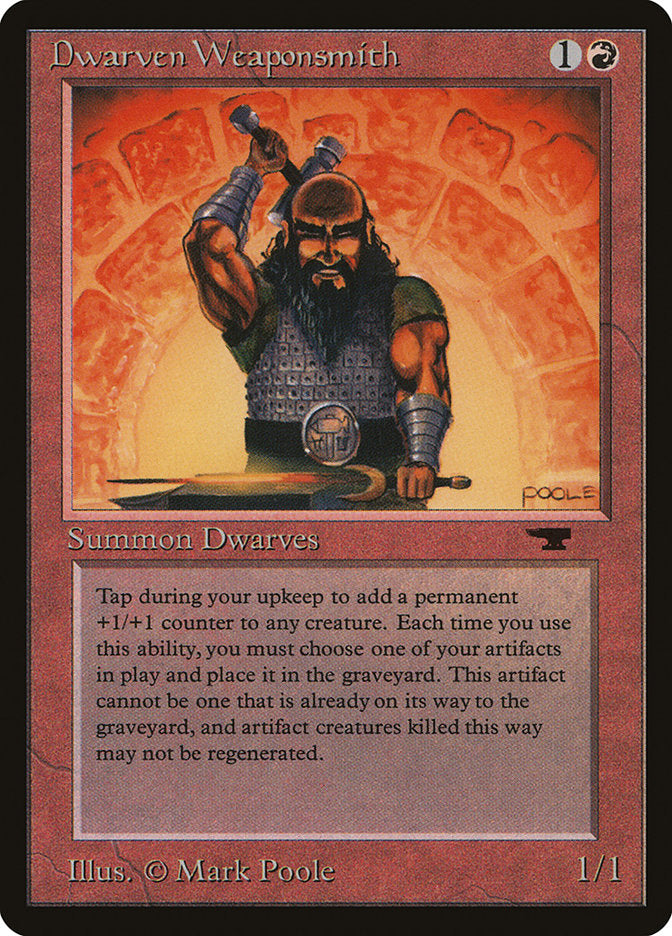 Dwarven Weaponsmith [Antiquities] | Dumpster Cat Games