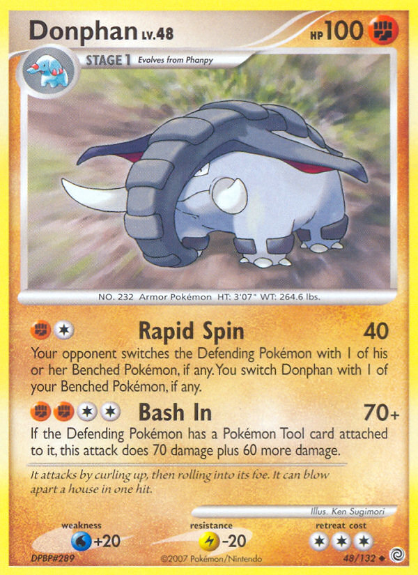 Donphan (48/132) [Diamond & Pearl: Secret Wonders] | Dumpster Cat Games