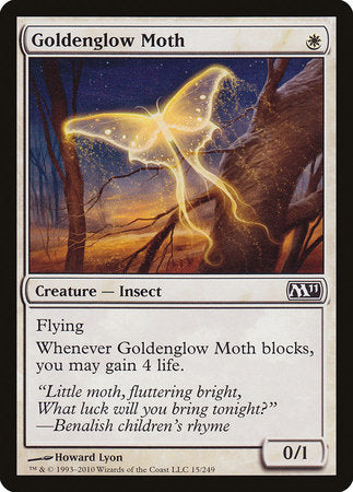 Goldenglow Moth [Magic 2011] | Dumpster Cat Games