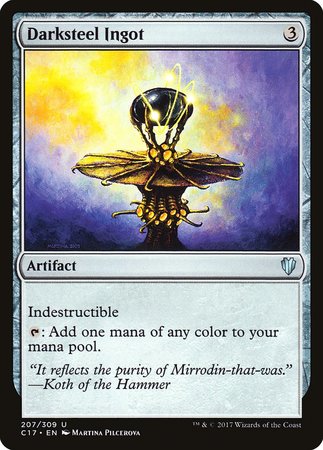 Darksteel Ingot [Commander 2017] | Dumpster Cat Games
