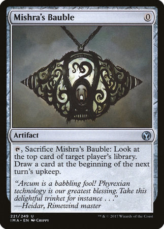 Mishra's Bauble [Iconic Masters] | Dumpster Cat Games