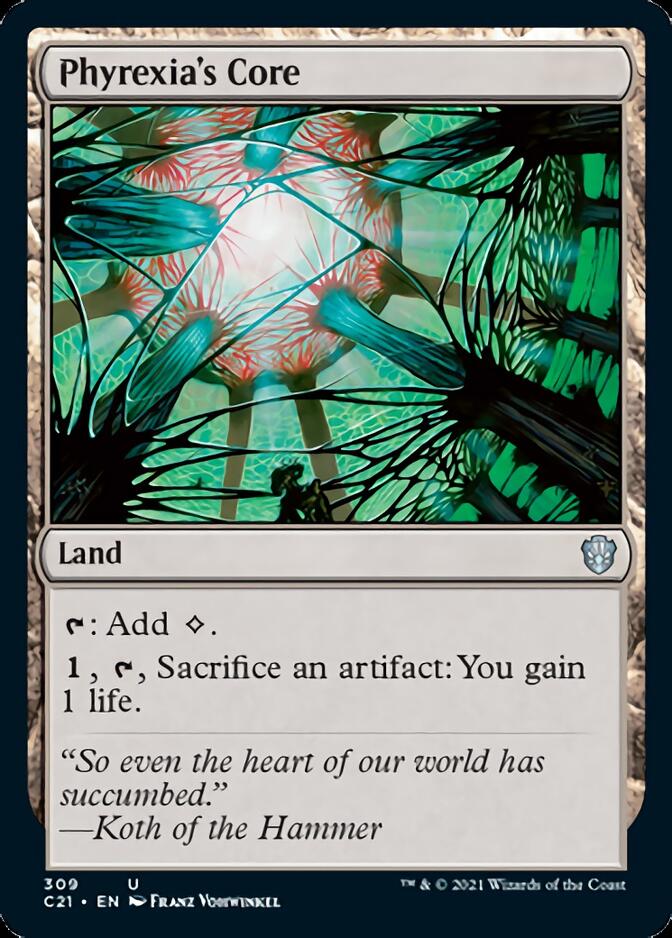 Phyrexia's Core [Commander 2021] | Dumpster Cat Games