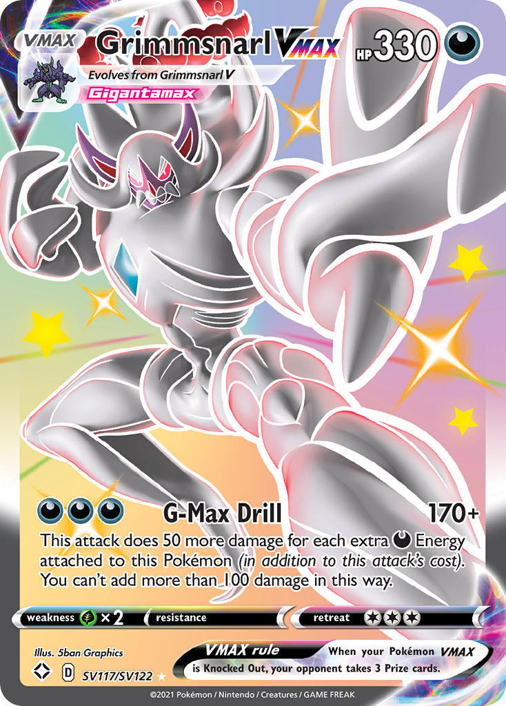Grimmsnarl VMAX (SV117/SV122) [Sword & Shield: Shining Fates] | Dumpster Cat Games
