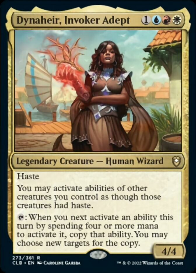 Dynaheir, Invoker Adept [Commander Legends: Battle for Baldur's Gate] | Dumpster Cat Games