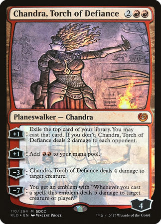 Chandra, Torch of Defiance (SDCC 2017 EXCLUSIVE) [San Diego Comic-Con 2017] | Dumpster Cat Games
