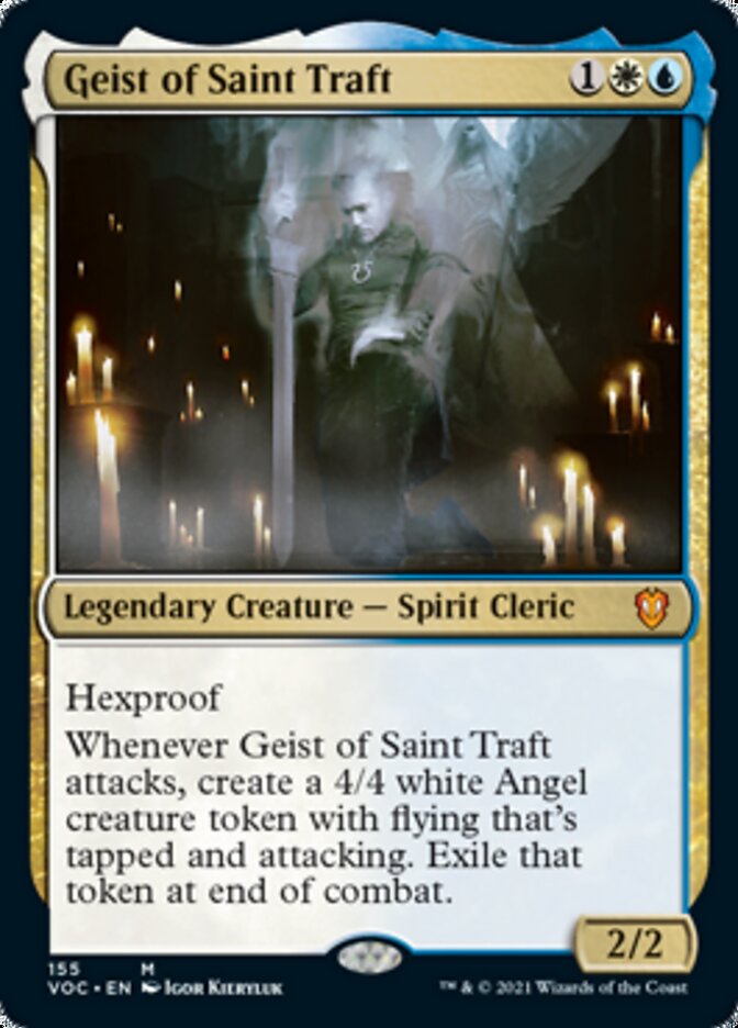 Geist of Saint Traft [Innistrad: Crimson Vow Commander] | Dumpster Cat Games