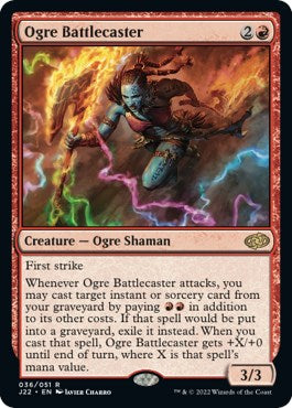 Ogre Battlecaster [Jumpstart 2022] | Dumpster Cat Games