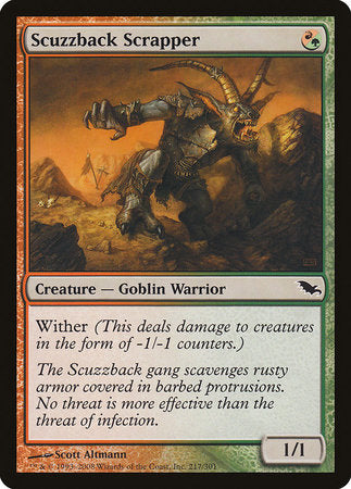 Scuzzback Scrapper [Shadowmoor] | Dumpster Cat Games