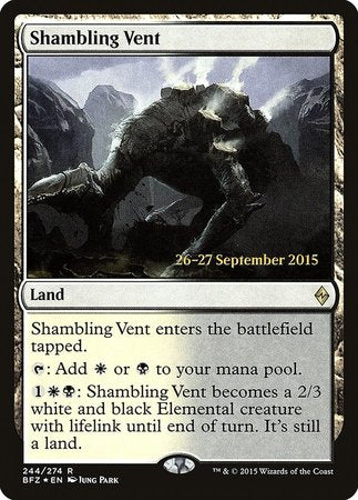 Shambling Vent [Battle for Zendikar Promos] | Dumpster Cat Games