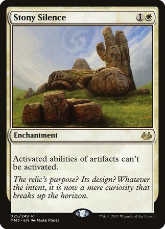 Stony Silence [Modern Masters 2017] | Dumpster Cat Games