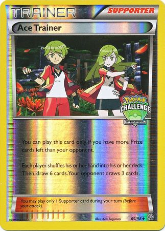 Ace Trainer (69/98) (International Challenge Promo) [XY: Ancient Origins] | Dumpster Cat Games