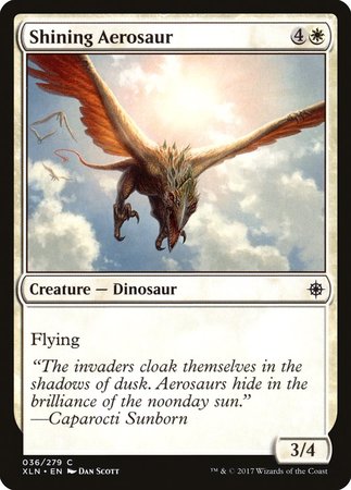 Shining Aerosaur [Ixalan] | Dumpster Cat Games