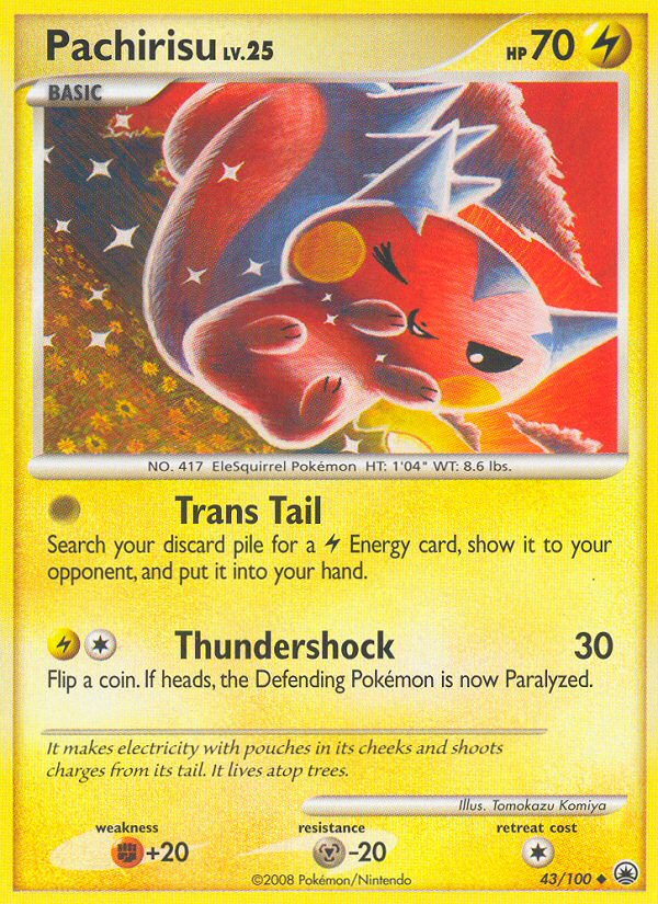 Pachirisu (43/100) [Diamond & Pearl: Majestic Dawn] | Dumpster Cat Games