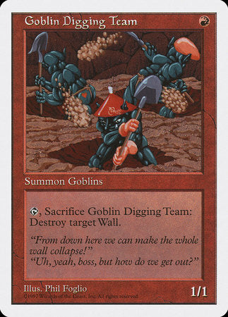 Goblin Digging Team [Fifth Edition] | Dumpster Cat Games