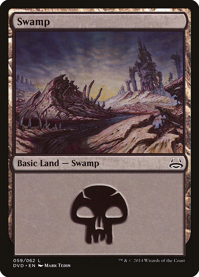 Swamp (59) (Divine vs. Demonic) [Duel Decks Anthology] | Dumpster Cat Games