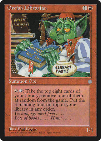 Orcish Librarian [Ice Age] | Dumpster Cat Games