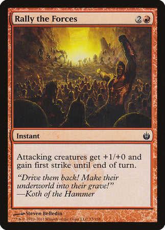 Rally the Forces [Mirrodin Besieged] | Dumpster Cat Games