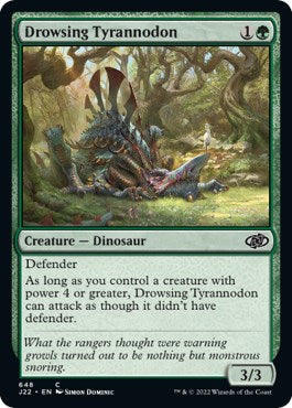 Drowsing Tyrannodon [Jumpstart 2022] | Dumpster Cat Games