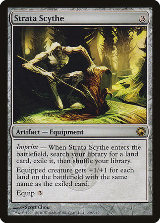 Strata Scythe [Scars of Mirrodin] | Dumpster Cat Games