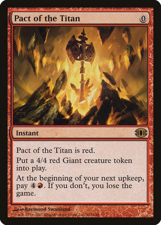 Pact of the Titan [Future Sight] | Dumpster Cat Games