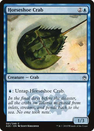 Horseshoe Crab [Masters 25] | Dumpster Cat Games