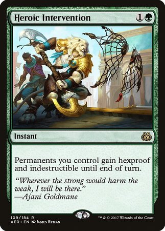 Heroic Intervention [Aether Revolt] | Dumpster Cat Games