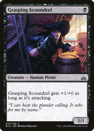 Grasping Scoundrel [Rivals of Ixalan] | Dumpster Cat Games