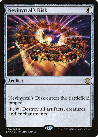 Nevinyrral's Disk [Eternal Masters] | Dumpster Cat Games