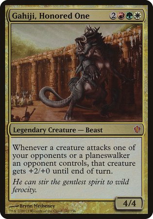 Gahiji, Honored One (Commander 2013) [Commander 2013 Oversized] | Dumpster Cat Games