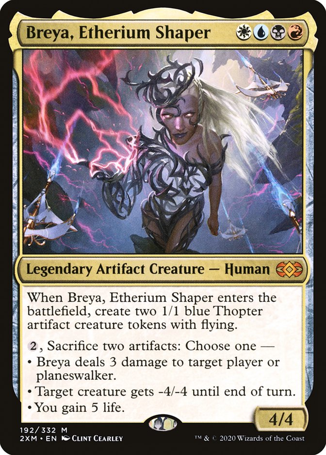 Breya, Etherium Shaper [Double Masters] | Dumpster Cat Games