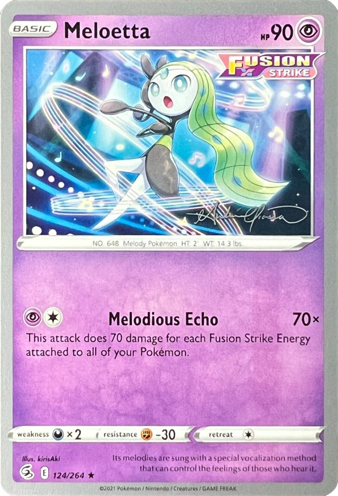 Meloetta (124/264) (The Shape of Mew - Andre Chiasson) [World Championships 2022] | Dumpster Cat Games