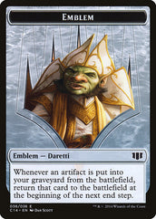 Daretti, Scrap Savant Emblem // Tuktuk the Returned Double-sided Token [Commander 2014 Tokens] | Dumpster Cat Games