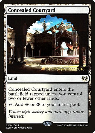 Concealed Courtyard [Kaladesh Promos] | Dumpster Cat Games