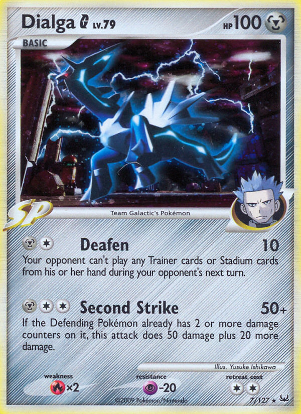 Dialga G (7/127) [Platinum: Base Set] | Dumpster Cat Games