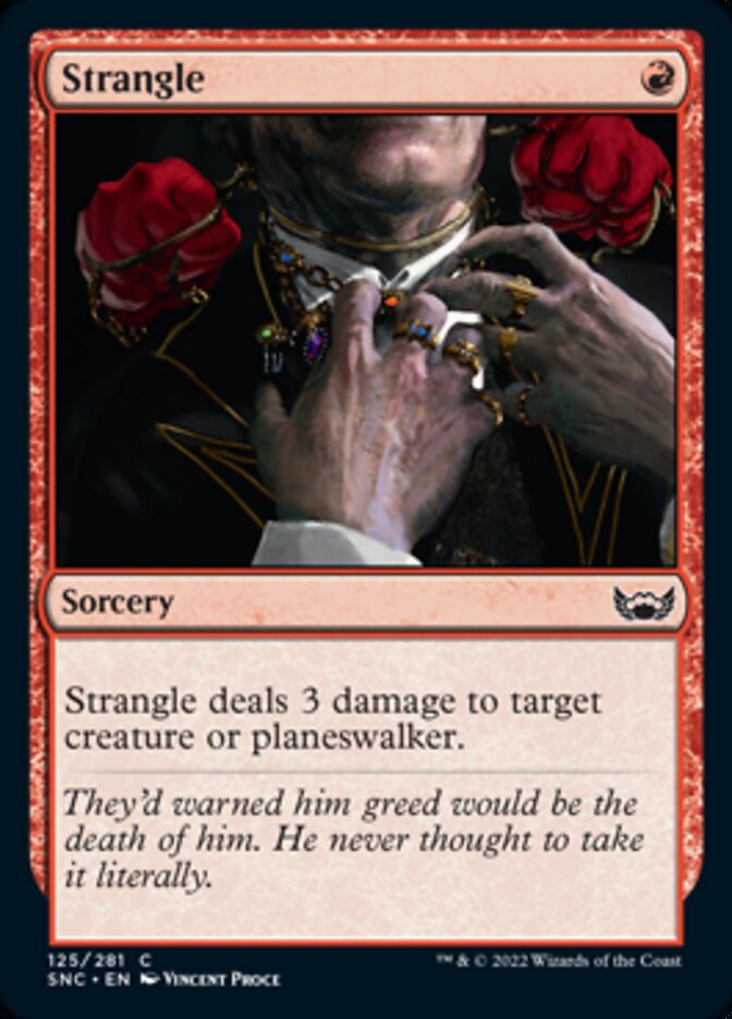 Strangle [Streets of New Capenna] | Dumpster Cat Games