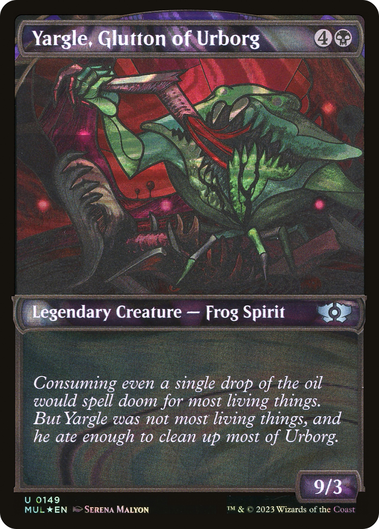 Yargle, Glutton of Urborg (Halo Foil) [Multiverse Legends] | Dumpster Cat Games