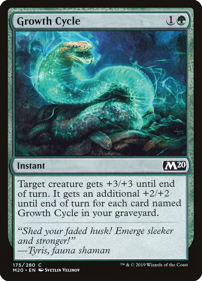 Growth Cycle [Core Set 2020] | Dumpster Cat Games