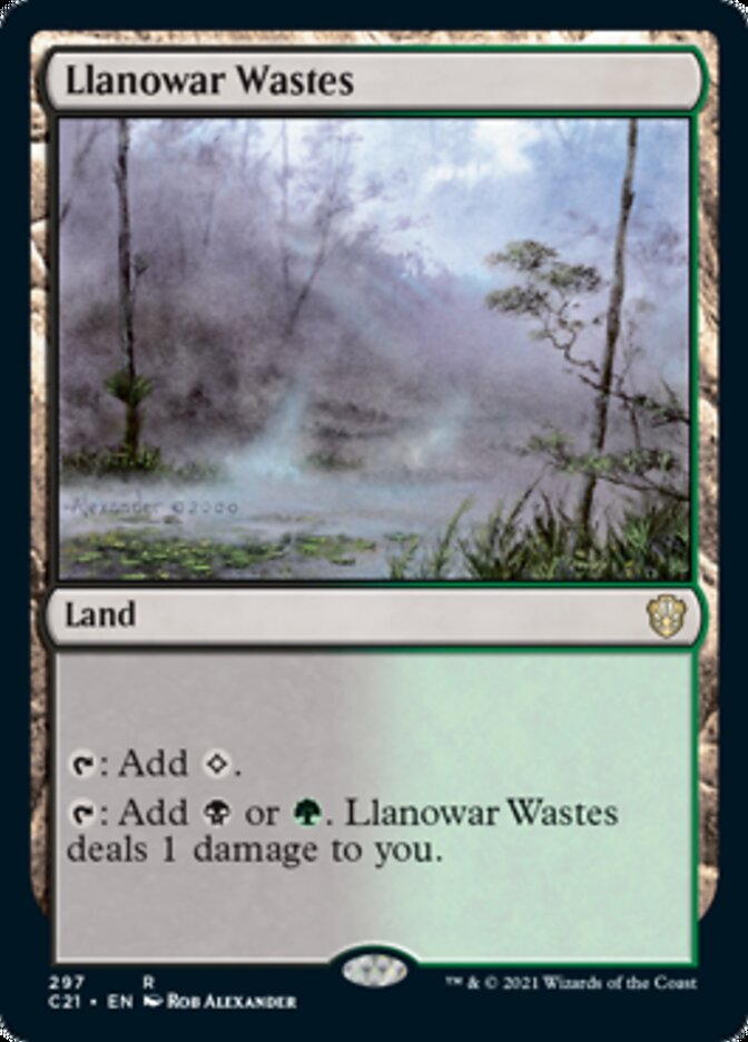 Llanowar Wastes [Commander 2021] | Dumpster Cat Games