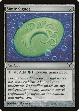 Simic Signet [Dissension] | Dumpster Cat Games
