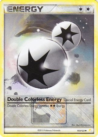 Double Colorless Energy (103/123) (League Promo) [HeartGold & SoulSilver: Base Set] | Dumpster Cat Games