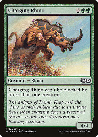Charging Rhino [Magic 2015] | Dumpster Cat Games
