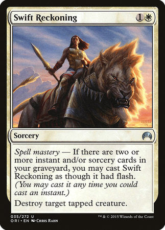 Swift Reckoning [Magic Origins] | Dumpster Cat Games