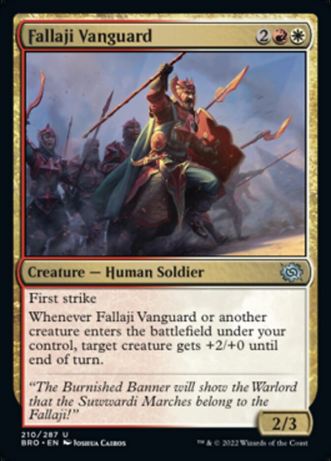 Fallaji Vanguard [The Brothers' War] | Dumpster Cat Games