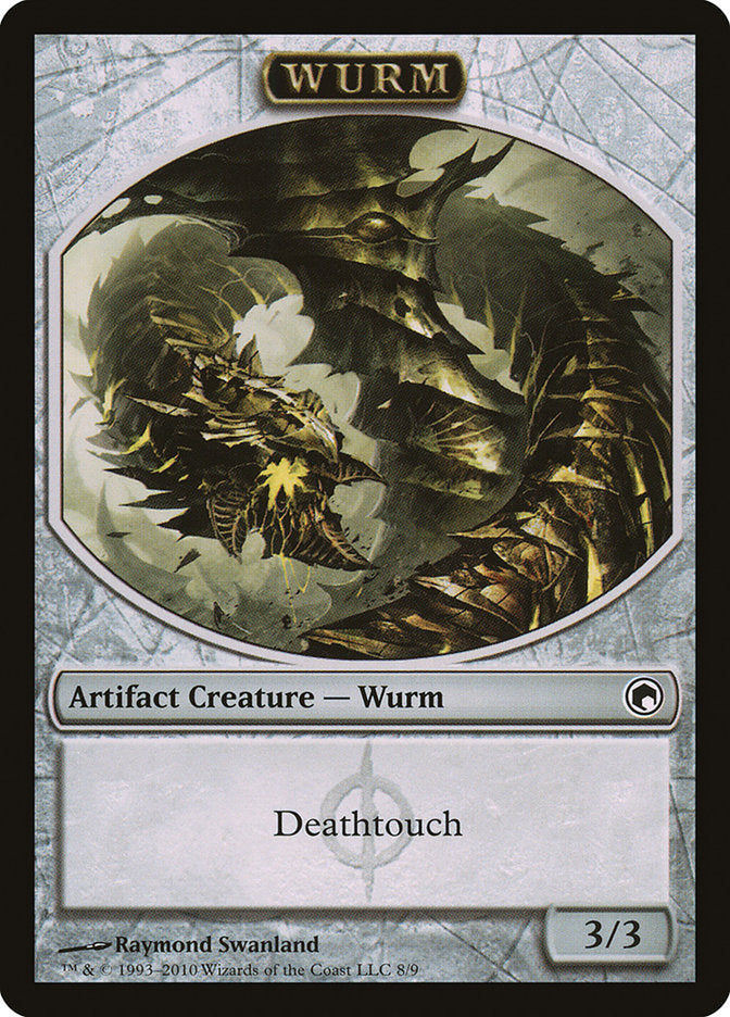 Wurm (Deathtouch) [Scars of Mirrodin Tokens] | Dumpster Cat Games