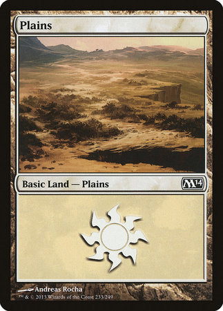 Plains (233) [Magic 2014] | Dumpster Cat Games