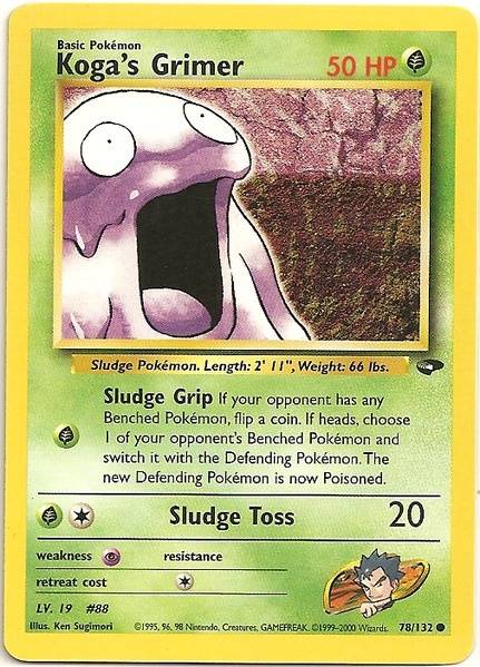 Koga's Grimer (78/132) [Gym Challenge Unlimited] | Dumpster Cat Games