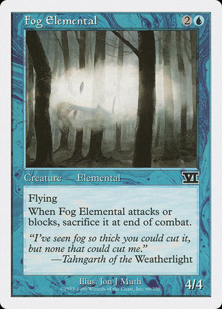 Fog Elemental [Classic Sixth Edition] | Dumpster Cat Games