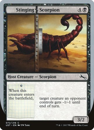 Stinging Scorpion [Unstable] | Dumpster Cat Games