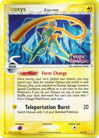 Deoxys (6/110) (Delta Species) (Stamped) [EX: Holon Phantoms] | Dumpster Cat Games