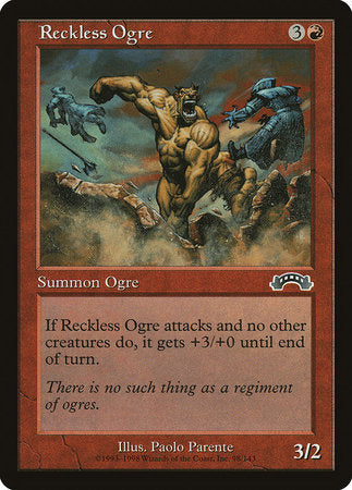 Reckless Ogre [Exodus] | Dumpster Cat Games
